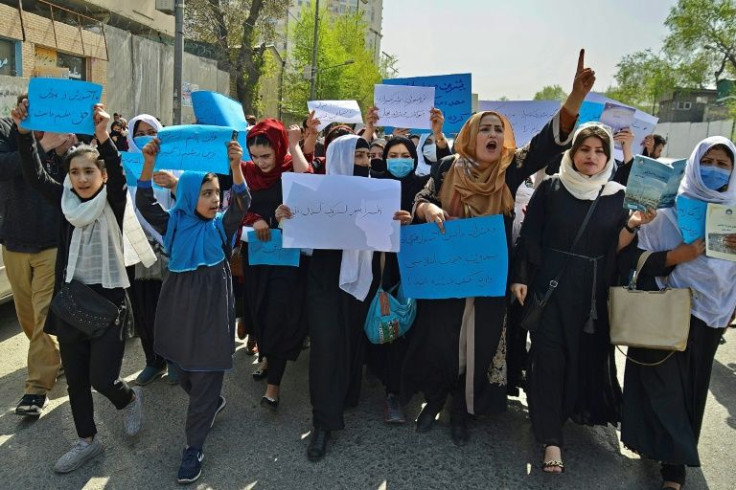 The Taliban sparked international condemnation last week by closing down girls' secondary schools