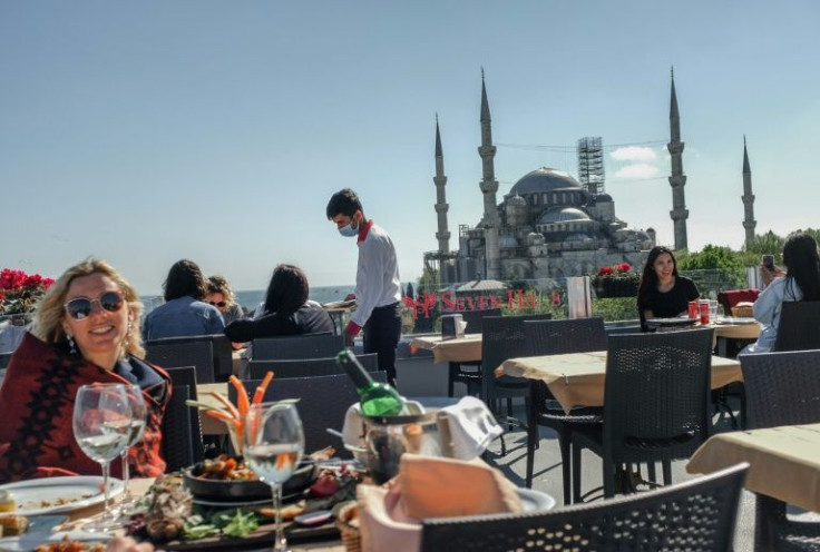 The iconic Hagia Sophia Mosque is a major tourist attraction