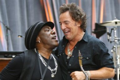 Musicians Clarence Clemons and Bruce Springsteen appear on the &quot;Today&quot; show in New York