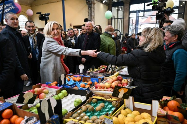 Le Pen lost to Macron in the 2017 polls