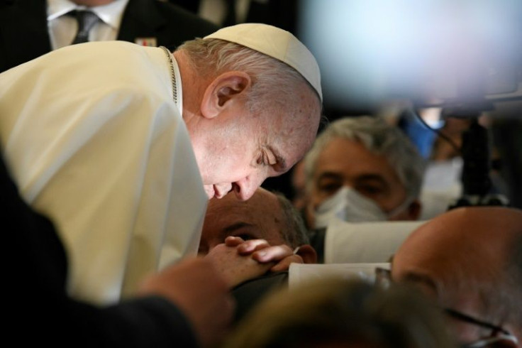 Pope Francis said a visit to Kyiv was still on the table
