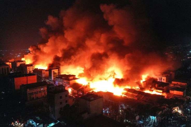 The mayor of Hargeisa said efforts to contain the blaze were hampered by problems of access in the market