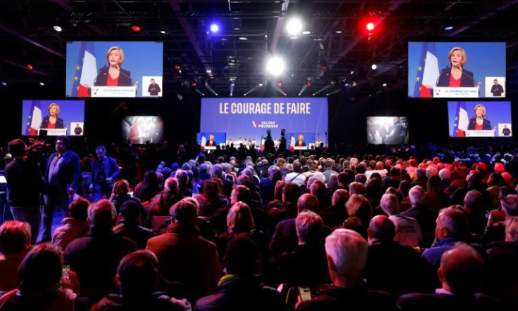 Jeers, whistles and boos rang out for Sarkozy at the mention of his name on Sunday at a rally by his Republicans party