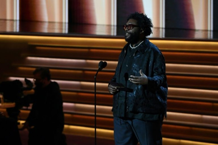 US musician Questlove -- whose Oscar victory was marred by the Will Smith-Chris Rock fracas -- offered a quip about it at the Grammys