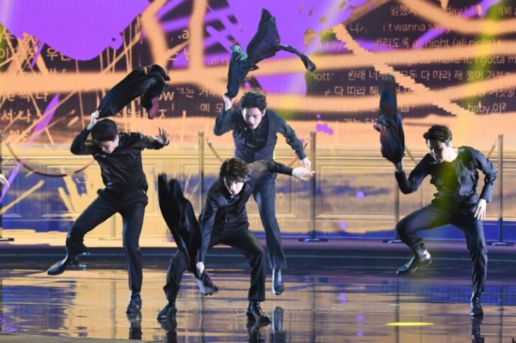 South Korean boy band BTS set social media alight with their Grammys performance