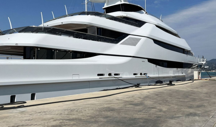 Superyacht "Amore Vero", said to be owned by Rosneft boss, is seen at La Ciotat Port near Marseille city, France, March 21, 2022. Picture taken March 21, 2022.