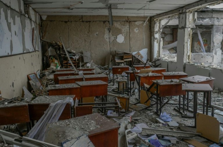 Russian strikes on the village have devastated homes and civilian infrastructure, including a local school