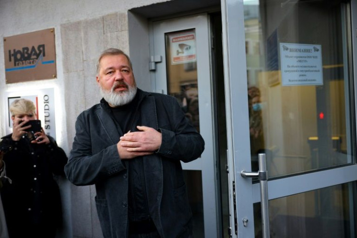 Nobel Peace Prize winner Dmitry Muratov: 'Independent media are the antidote to war'
