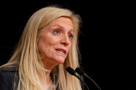 Federal Reserve Board Governor Lael Brainard speaks at the John F. Kennedy School of Government at Harvard University in Cambridge, Massachusetts, U.S., March 1, 2017. 
