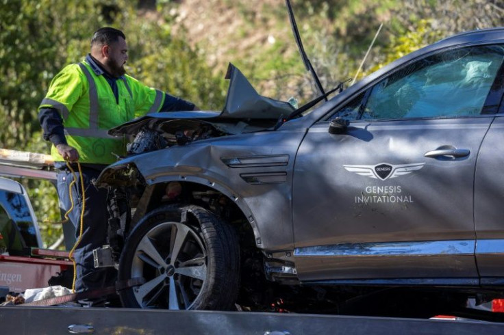 Tiger Woods suffered severe injuries in a rollover car crash in February 2021, with rescuers used hydraulic tools to extricate him from the car