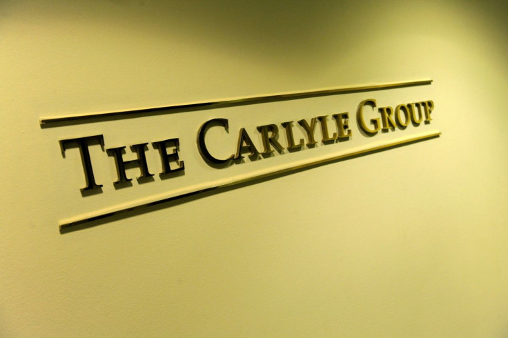 A general view of the lobby outside the Carlyle Group offices in Washington, May 3, 2012.