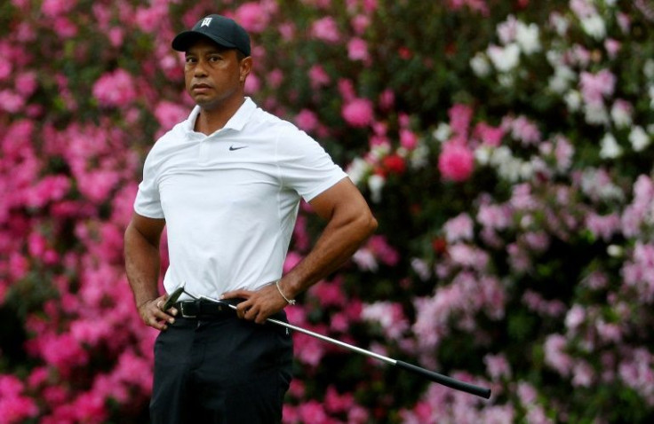 Tiger Woods watches at the 13th hole during Wednesday's final practice round for the 86th Masters, which starts Thursday at Augusta National