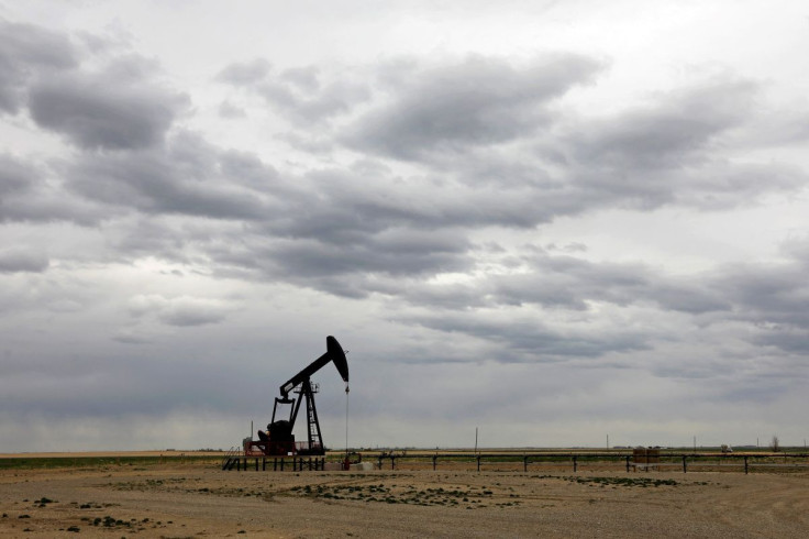 An oil & gas pump jack is seen near Granum, Alberta, Canada May 6, 2020. 