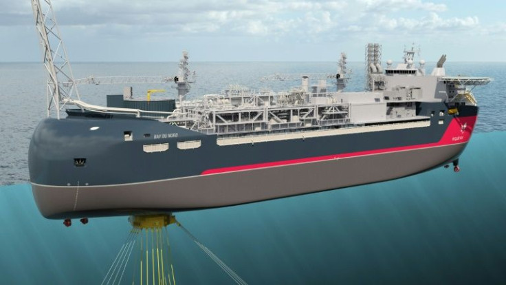 An illustration of the planned Bay du Nord Floating Production Storage and Offloading (FPSO) vessel