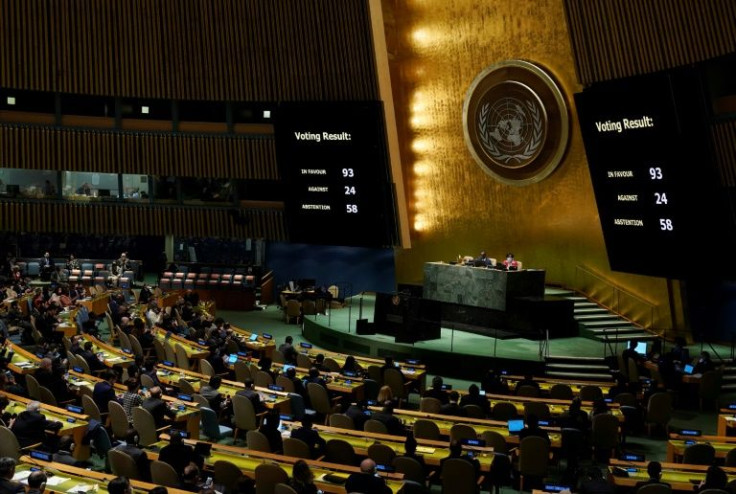The United States led the push to suspend Russia from the Geneva-based UN Human Rights Council as punishment for the invasion of Ukraine