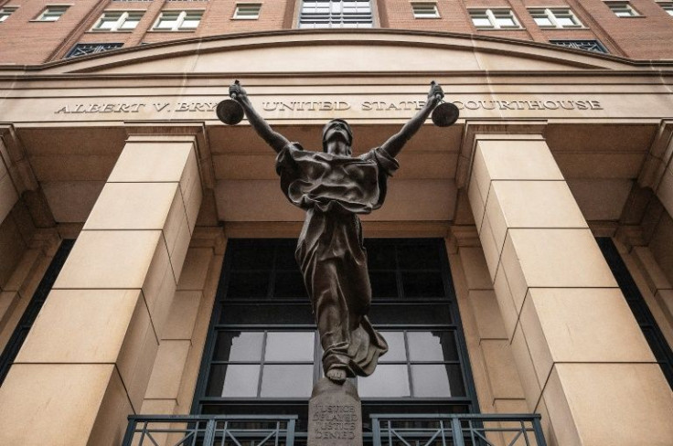 The Albert V. Bryan Federal Courthouse in Alexandria, Virginia, where alleged Islamic State member El Shafee Elsheikh is on trial for the murders of four American hostages