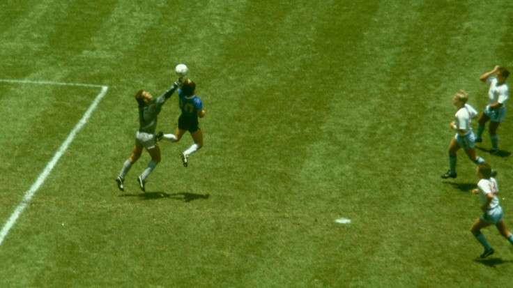 Diego Maradona, "Hand of God"