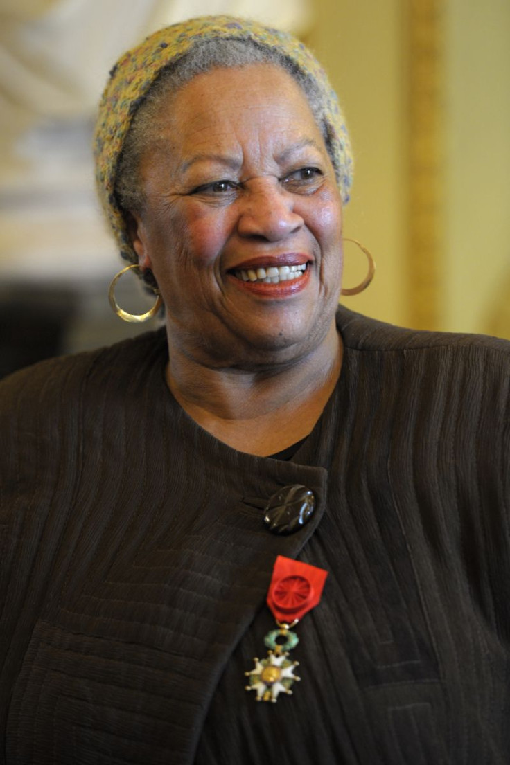 U.S. author Toni Morrison poses after being awarded the Officer de la Legion d'Honneur, the Legion of Honour, France's highest award, during a ceremony at the Culture Ministry in Paris November 3, 2010.  