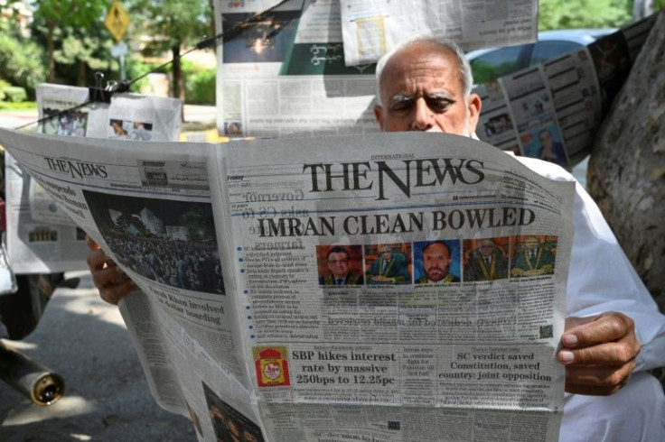 Pakistan newspapers peppered their coverage of the political crisis with cricket metaphors