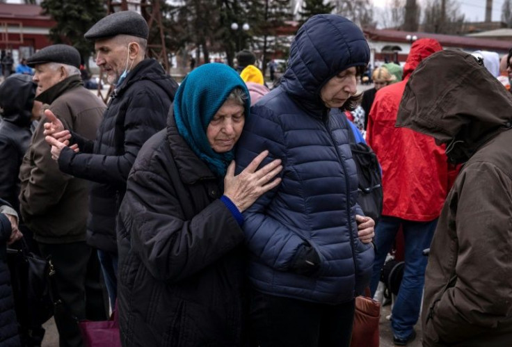 Prosecutors in the Donetsk region said that at the time of the attack there were civilians at the station, mostly women and children