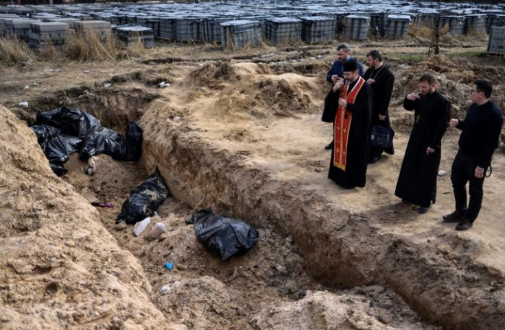 Dozens of civilian corpses were found in Bucha after Russian forces withdrew