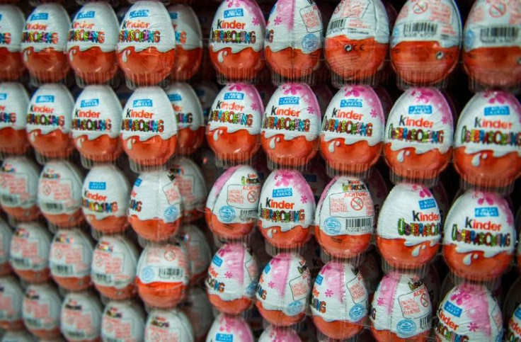 Kinder Surpise toy-filled chocolate eggs are popular Easter treat for children