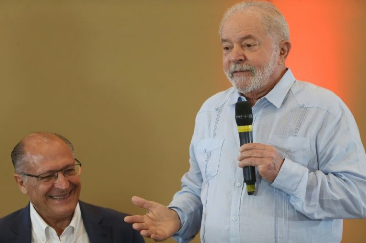Brazil´s former President Luiz Inacio Lula da Silva (R) has tapped former Sao Paulo's Governor Geraldo Alckmin (L) as his running mate in October elections