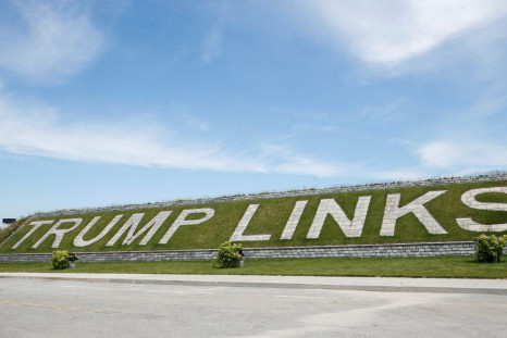 The entrance to Trump Golf Links at Ferry Point is seen in the Bronx borough of New York, U.S., June 11, 2018. 