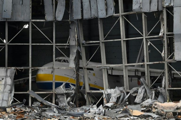 The Antonov An-225 Mriya -- a cargo-lift plane with an 88 metre (290 feet) wingspan that is the largest wingspan of any aircraft in operational service -- has been mauled by blastsÂ