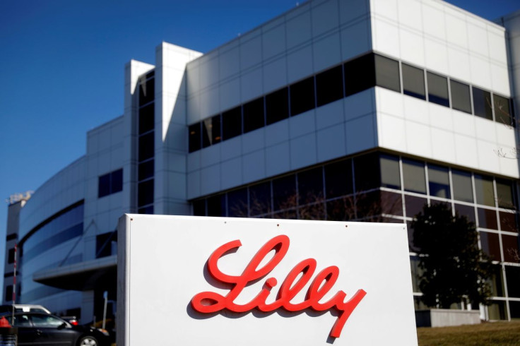 An Eli Lilly and Company pharmaceutical manufacturing plant is pictured at 50 ImClone Drive in Branchburg, New Jersey, March 5, 2021.