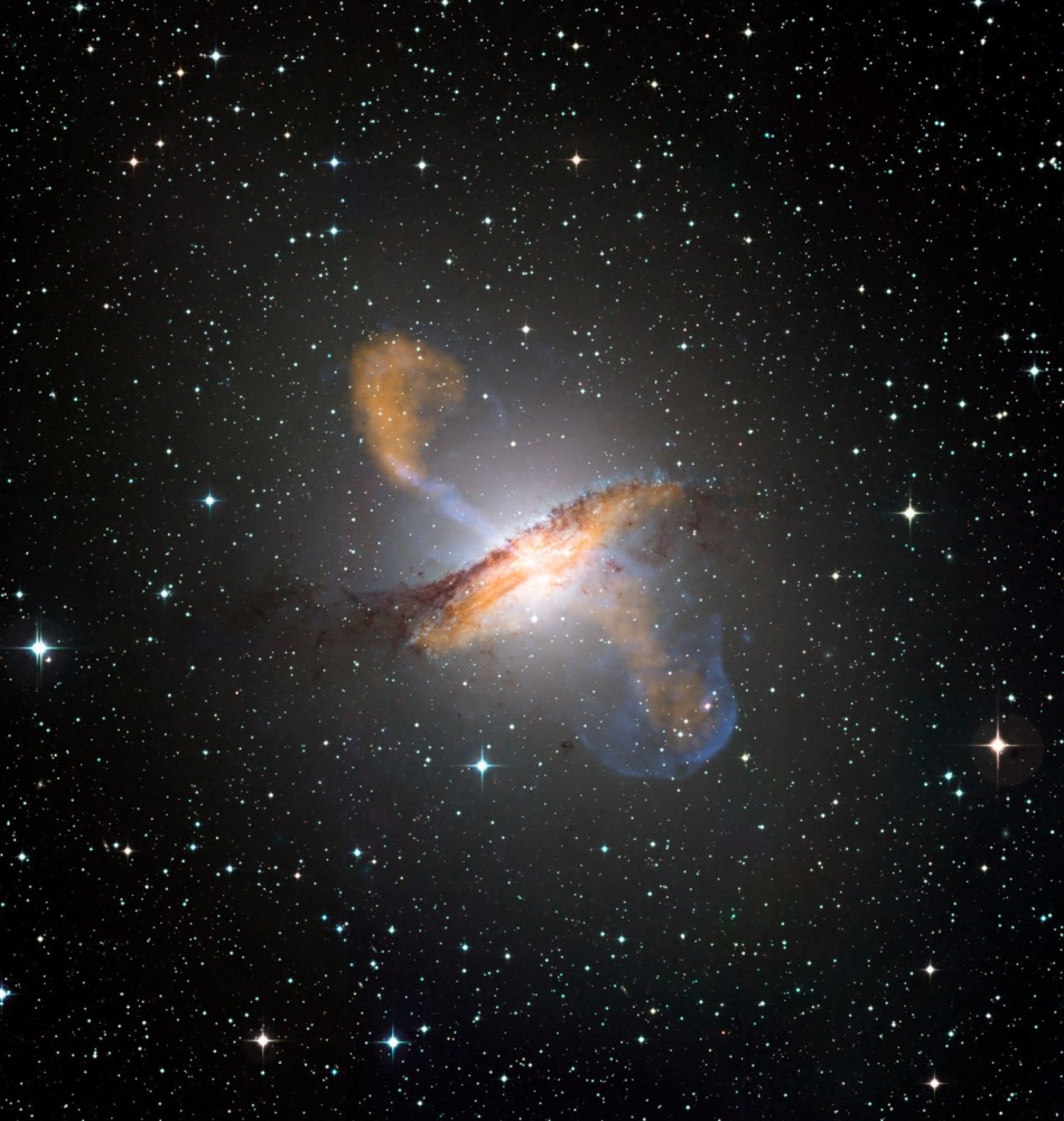 Galaxy that contains black hole in center