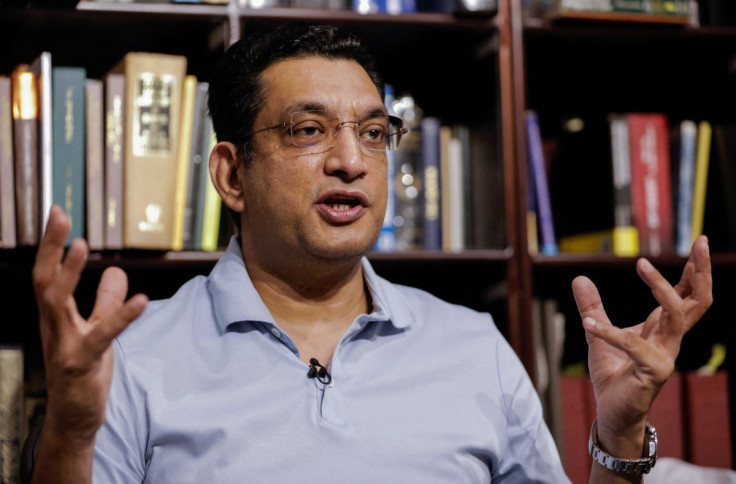Ali Sabry, newly appointed minister of finance, speaks during an interview with Reuters, amid the country's economic crisis in Colombo, Sri Lanka, April 9, 2022.