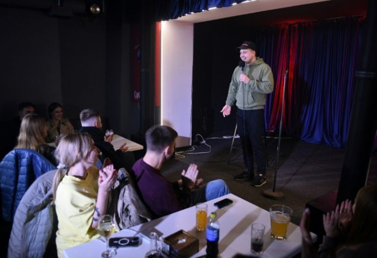 After the war broke out, the Cult Comedy Hall in Lviv closed for several weeks