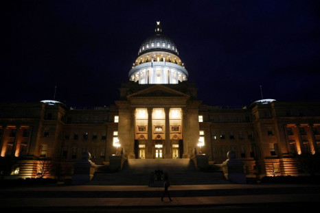 The Idaho State Capitol building is seen in Boise, Idaho, U.S., October 29, 2021. Picture taken October 29, 2021. 