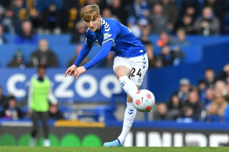 Everton forward Anthony Gordon scored the only goal of the game against Manchester United at Goodison Park
