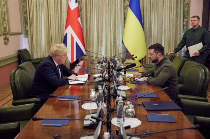 Johnson's visit to Kyiv Saturday was not announced ahead of time