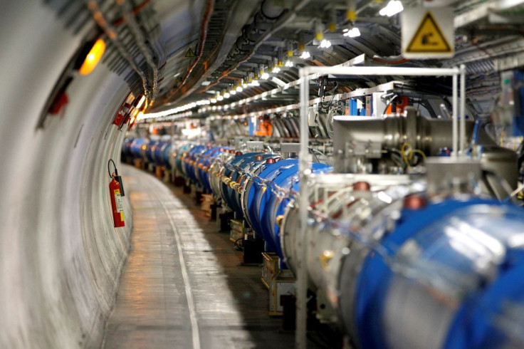 A general view of the Large Hadron Collider (LHC) experiment is seen during a media visit at the Organization for Nuclear Research (CERN) in the French village of Saint-Genis-Pouilly near Geneva in Switzerland, July 23, 2014.