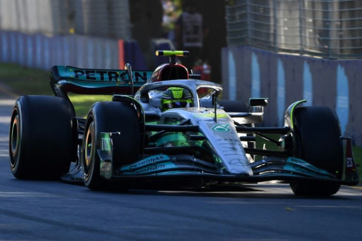 Seven times world champion Lewis Hamilton was fourth in his struggling Mercedes