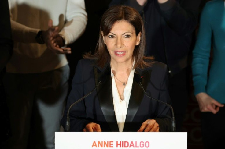 Socialist candidate Anne Hidalgo scored just barely two percent according to projections