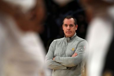 Head coach Frank Vogel of the Los Angeles Lakers 