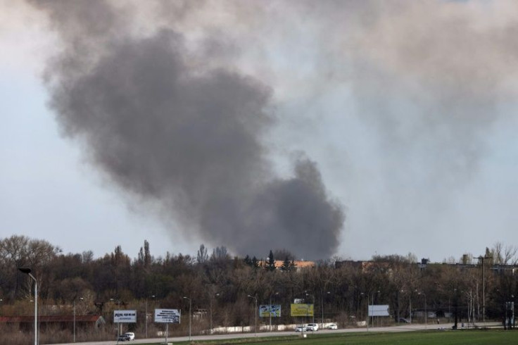 A Ukrainian military official said the Dnipro airport had been 'destroyed'