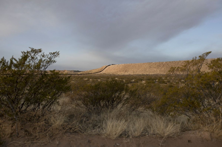 The sun rises near the U.S.-Mexico border in Sunland Park, New Mexico, U.S., March 23, 2022. Picture taken March 23, 2022.