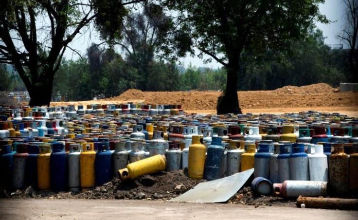 Residents living near the gas tank storage site say the foul smell has made their lives a nightmare