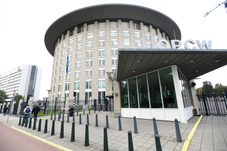 The headquarters of the Organization for the Prohibition of Chemical Weapons (OPCW) is pictured in The Hague, Netherlands, October 4, 2018. 