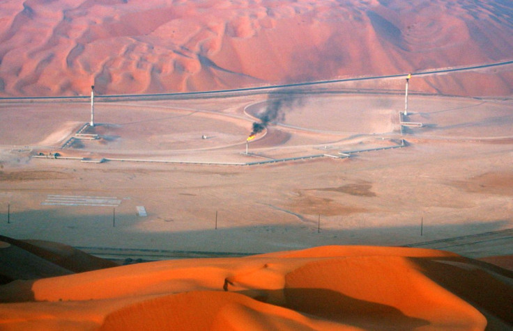 Saudi Arabia Shaybah oilfield complex is seen in this aerial view deep in the Rub' al-Khali desert, Saudi Arabia, November 14, 2007.