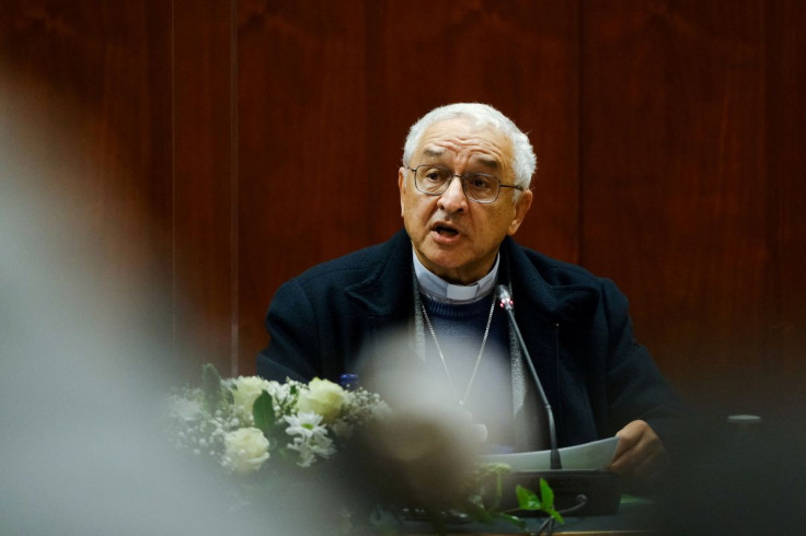 President of Portugal's Bishops' Conference (CEP) Jose Ornelas announces the members of an independent commission to investigate historical child sexual abuse allegedly committed by members of the Portuguese Catholic Church, in Lisbon, Portugal, December