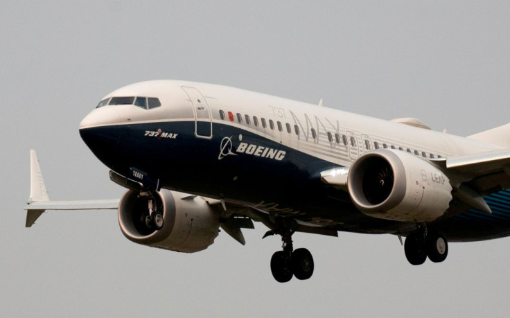 A Boeing 737 MAX 7 aircraft lands during an evaluation flight at Boeing Field in Seattle, Washington, U.S. September 30, 2020. 