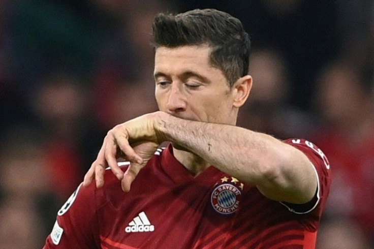 Robert Lewandowski's goal was not enough to prevent Bayern Munich from exiting the Champions League