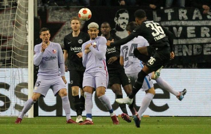 Barcelona and Eintracht Frankfurt drew 1-1 in Germany last week