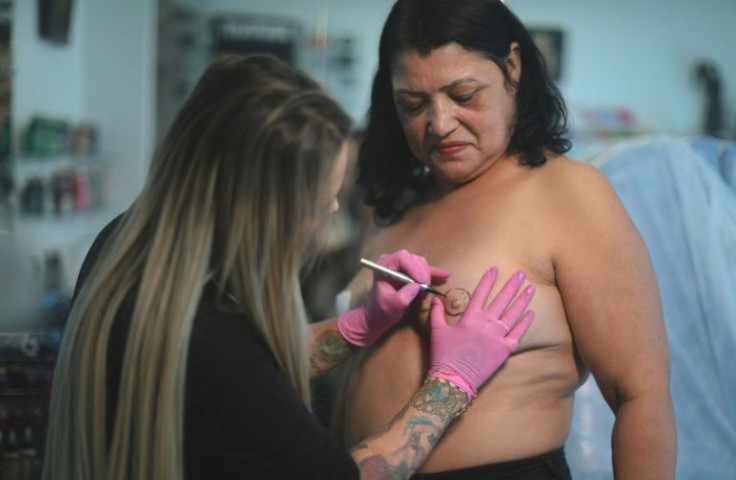 'We are Diamonds' is a project created by Karlla Mendes, to make free tattoos for women with scars caused by domestic violence, accidents or medical reasons